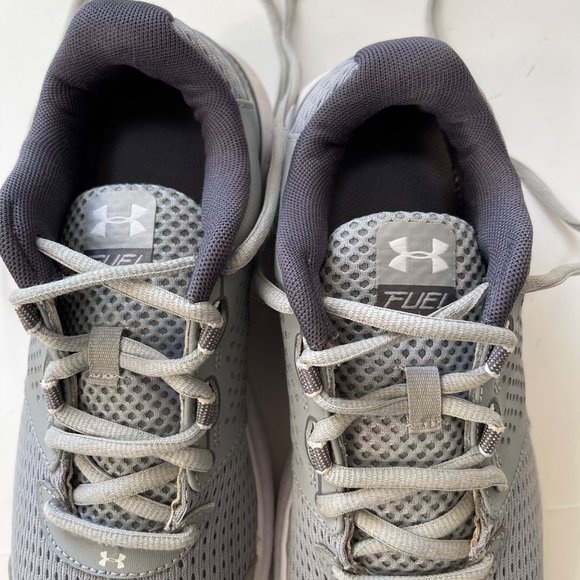 UNDER ARMOUR Women's Size 9 Micro G Fuel RN 1285487-942 Running Shoes Gray - Picture 10 of 11
